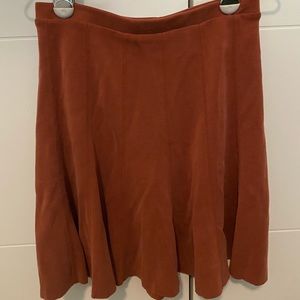 Urban Outfitters Orange Stretchy Skirt